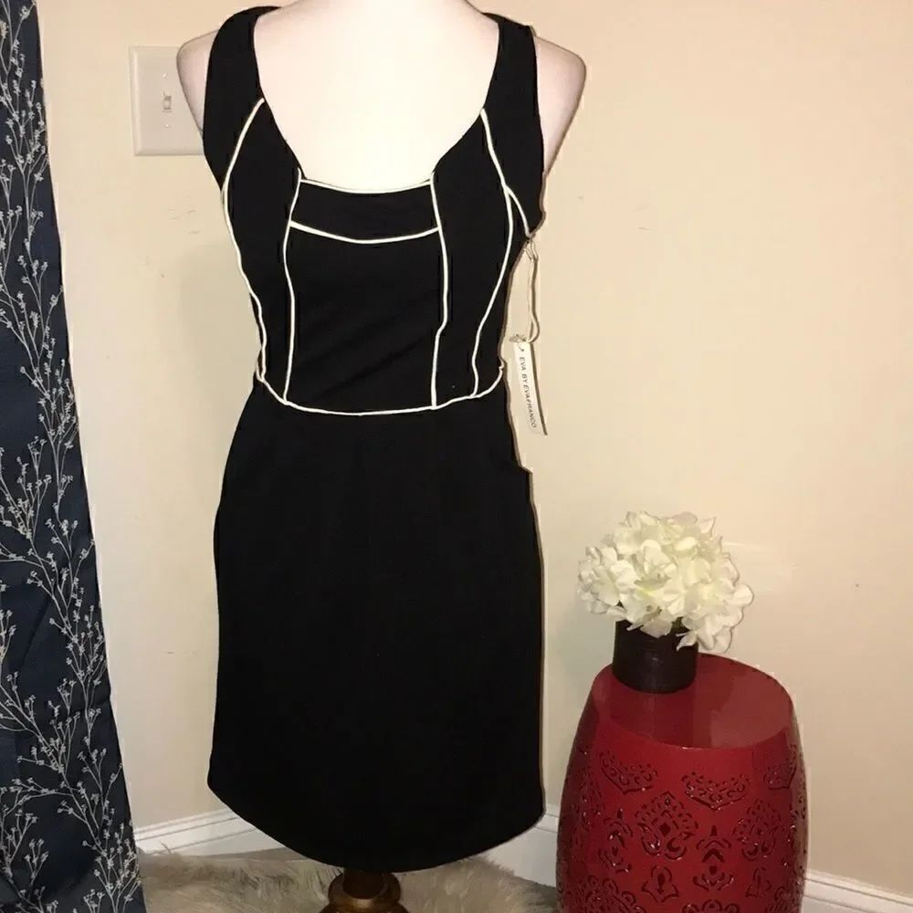 NEW Eva by Eva Franco Fitted Little Black  Dress